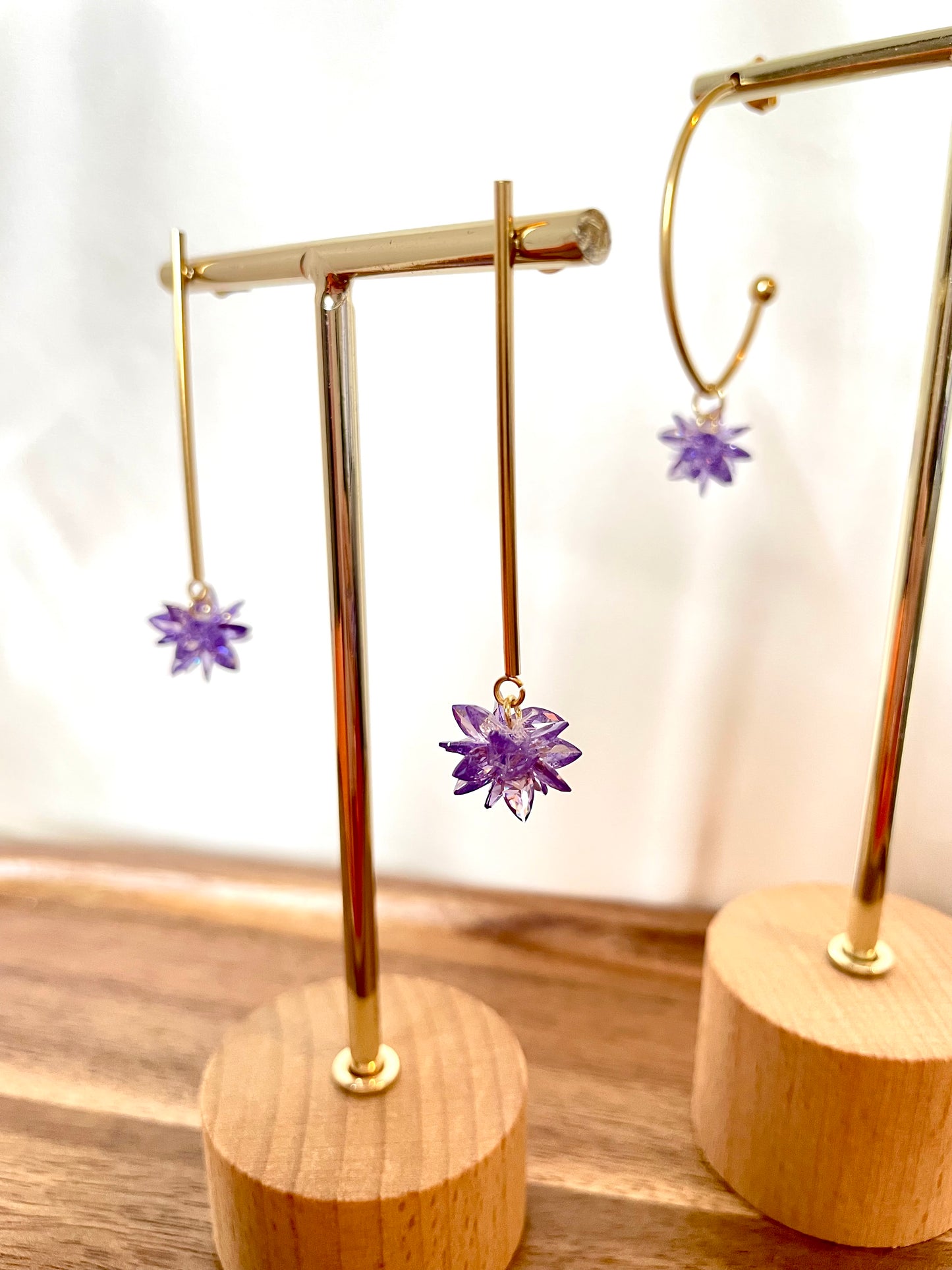 Bloom Earrings - Amethyst