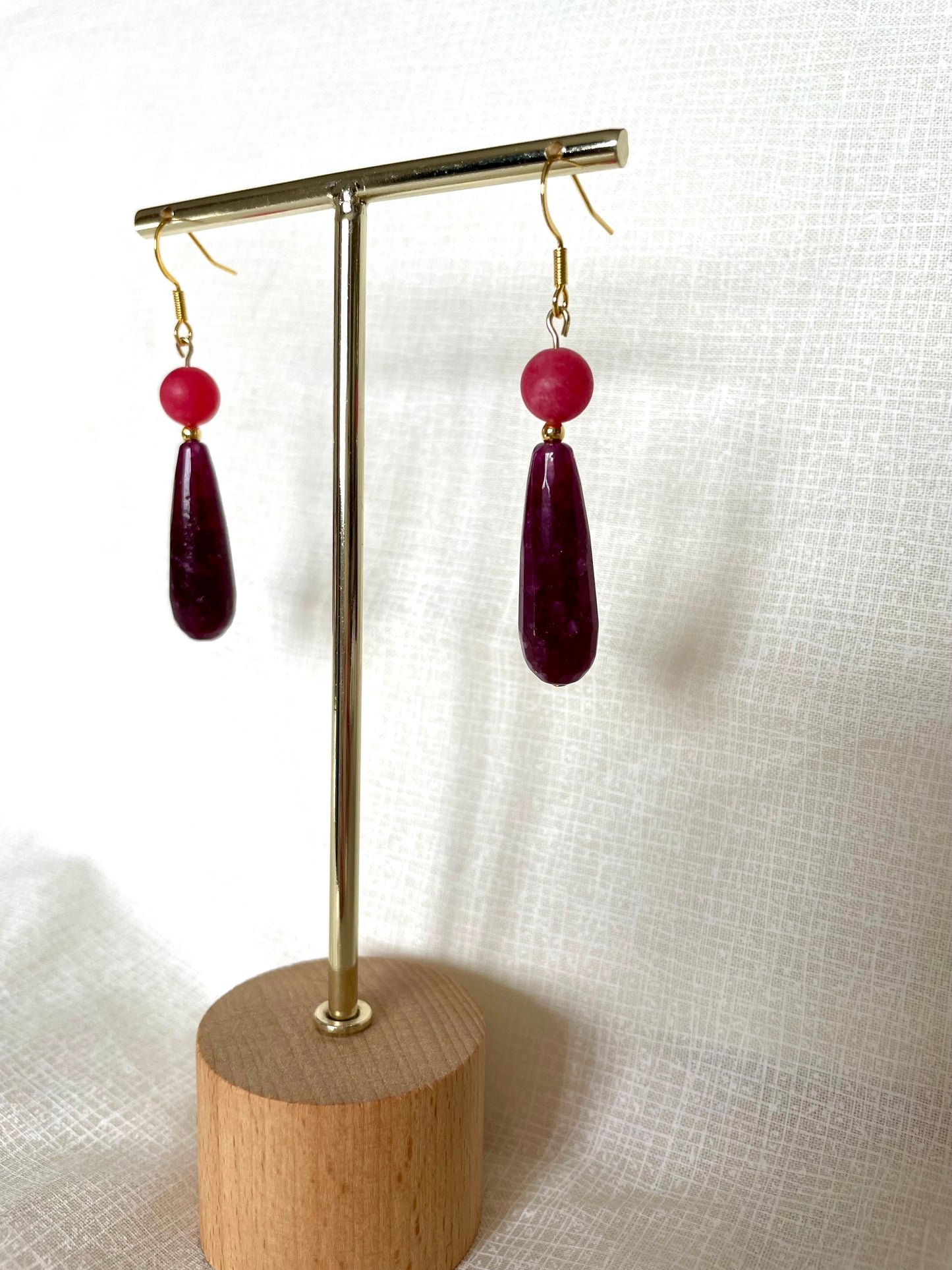 “Nuala” beaded earrings