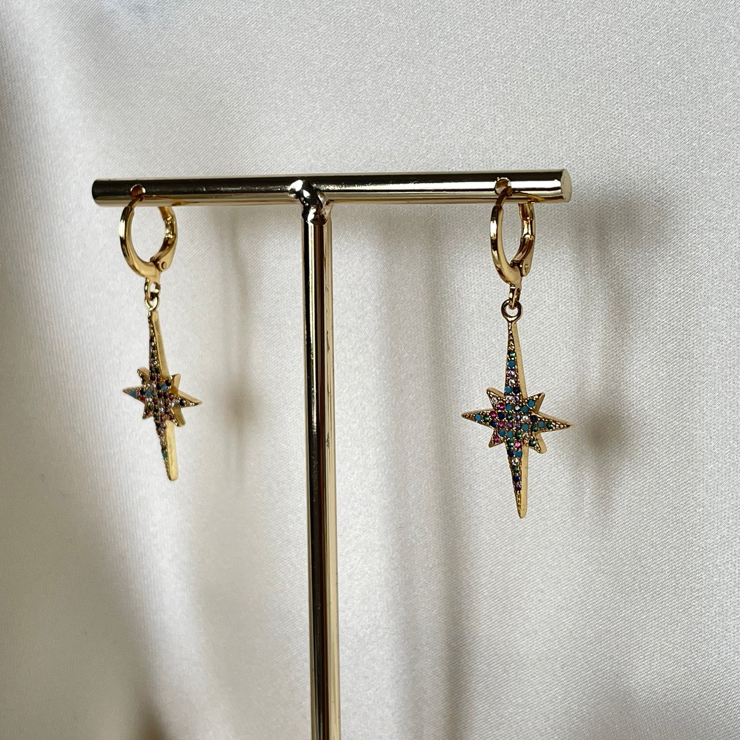 "Ciara" Multicolour Star Earrings