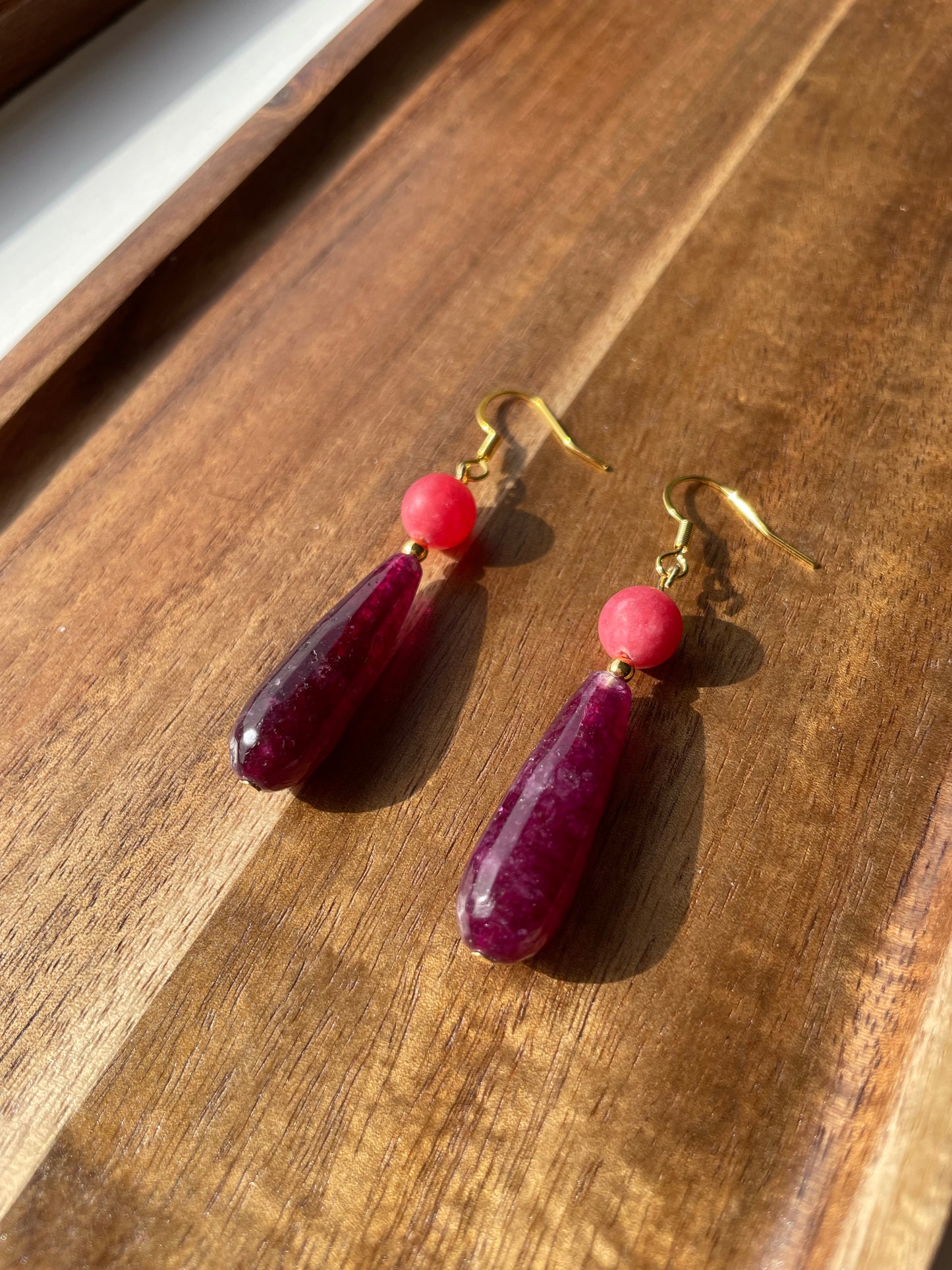 “Nuala” beaded earrings
