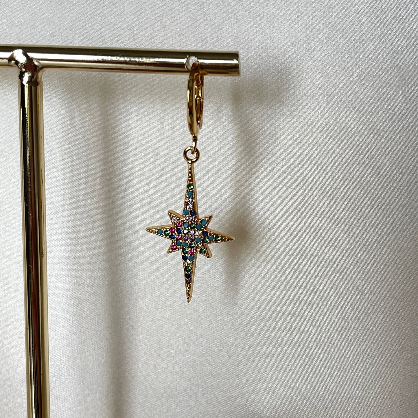 "Ciara" Multicolour Star Earrings