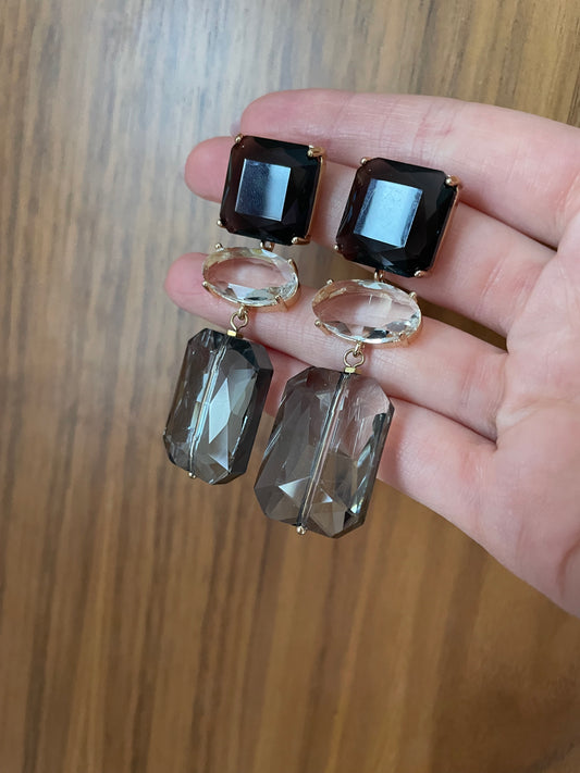 “Noelle” crystal earrings