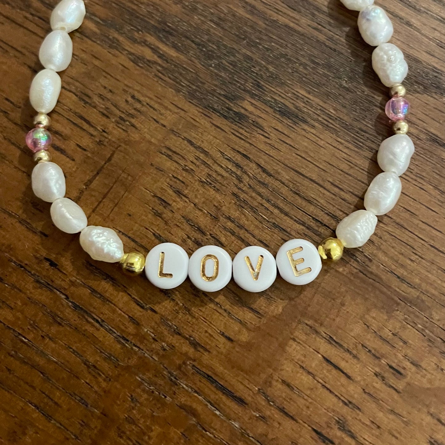 Personalised Freshwater Pearl Bracelet