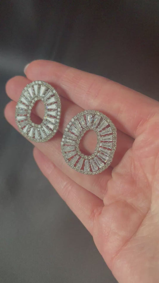 “Mariah” Winter Sparkle Earrings